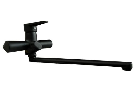 Змішувач для ванни Lidz Nicole 005, Black (k35) LDNIC005BLA45183 | Зображення 6