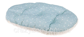Подушка для щенков Ferplast Relax F Puppy 45/2 с искусственным мехом голубая 43х30 см 83154599