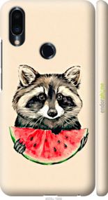 Чохол на Meizu Note 9 Єнотик з кавуном "4605m-1689-2448"