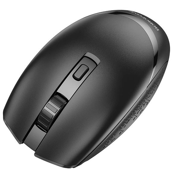Миша бездротова Borofone BG7 Platinum 2.4G Black | Зображення 1