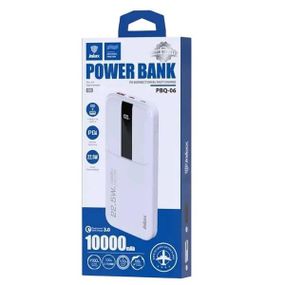 Power bank на два выхода с дисплеем с быстрой зарядкой 10000 mAh INKAX PBQ-06 Белый