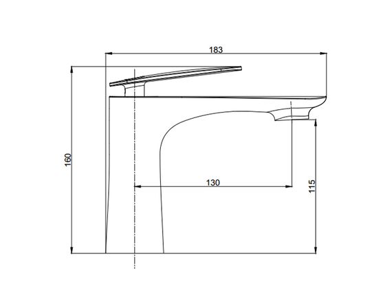 Змішувач для умивальника ASIGNATURA Intense 65501600 | Зображення 1