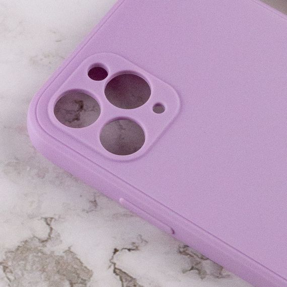 Силиконовый чехол Candy Full Camera для Apple iPhone 11 Pro Max (6.5") Сиреневый / Dasheen | Зображення 2