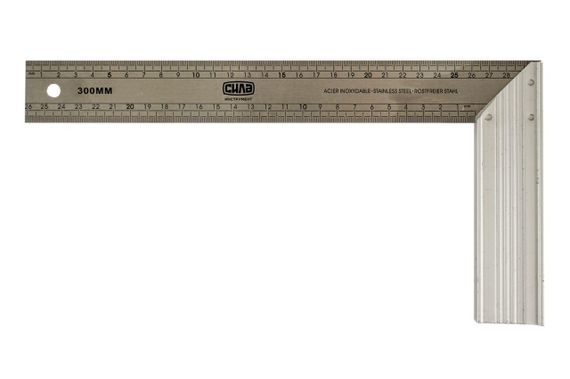 Косинець будівельний 400 мм (неіржавка сталь) СІЛА 5008131 | Зображення 1