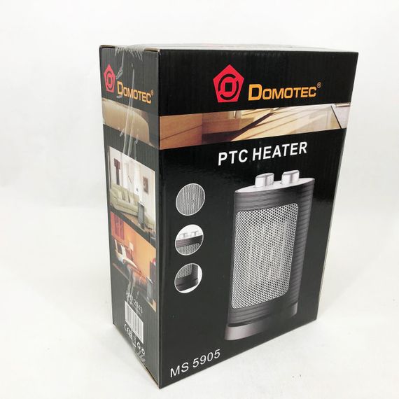 Дуйка DOMOTEC MS-5905 Ceramic 1500 Вт, тепловентилятор, обогреватель электрический, дуйчик обогреватель | Зображення 2