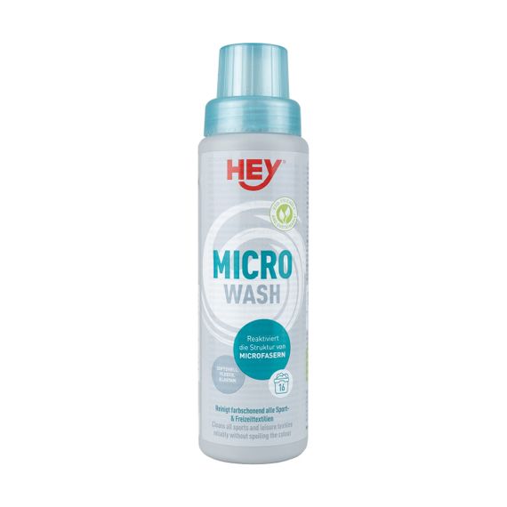 Засіб для прання флісу та мікроволокна HeySport Micro Wash 250 мл, Гель прання термобілизни спортивного одягу, Засіб heysport