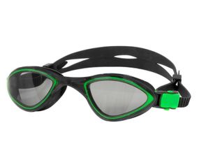 Очки для плавания Aqua Speed FLEX 6664 черный, зеленый OSFM 5908217666642