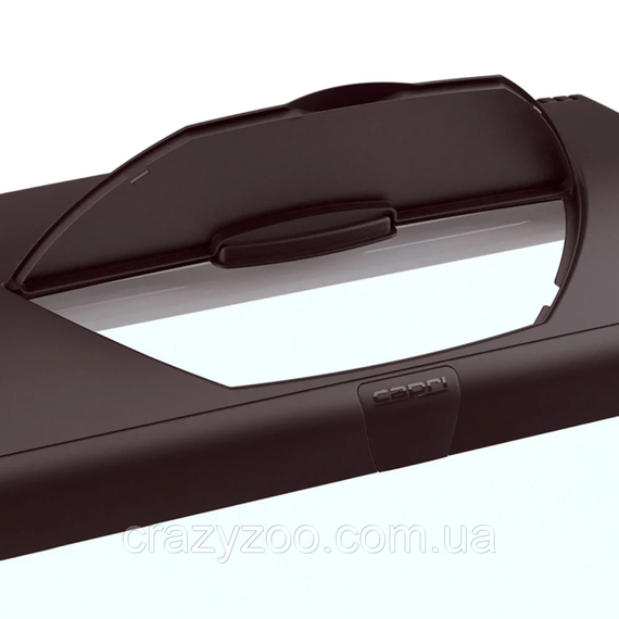 Акваріум Ferplast Capri 80 LED зі світлодіодною лампою та комплектуючими чорний 100 л 80х31.5х46.5 см 65018117 | Зображення 2