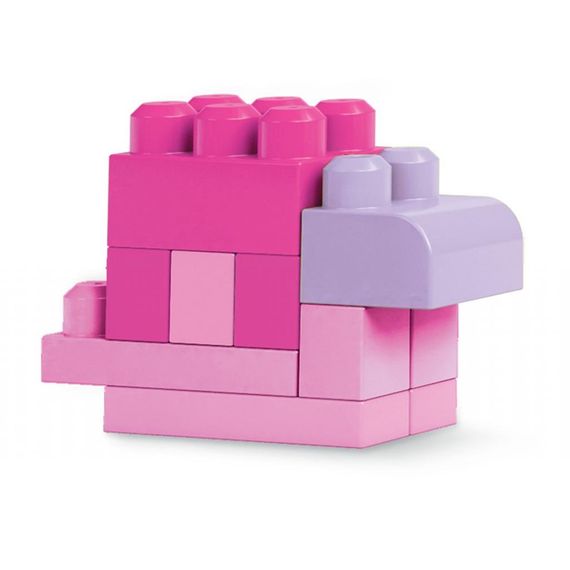 Конструктор Mega Bloks розовый в мешке 60 деталей (DCH54) | Зображення 6