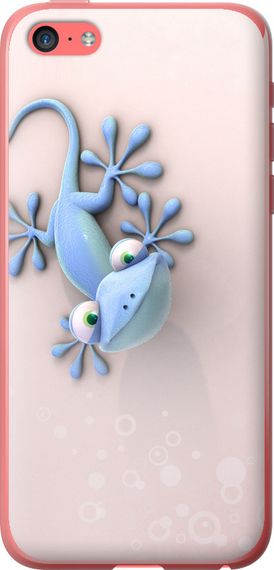 Чехол на iPhone 5c Геккончик "1094u-23-17620"