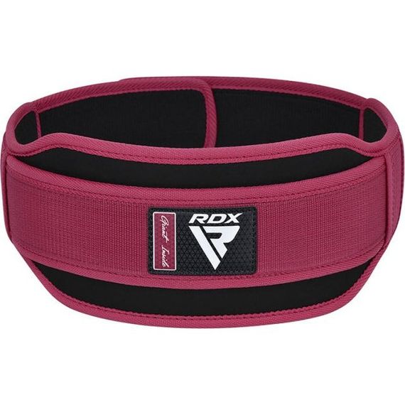 Пояс для важкої атлетики RDX RX5 Double Belt неопреновий Pink S | Зображення 3