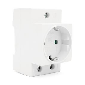 Модульная розетка PT-316P на DIN-рейку, 250V/10-16A, c заглушкой, 45*78.5*63mm