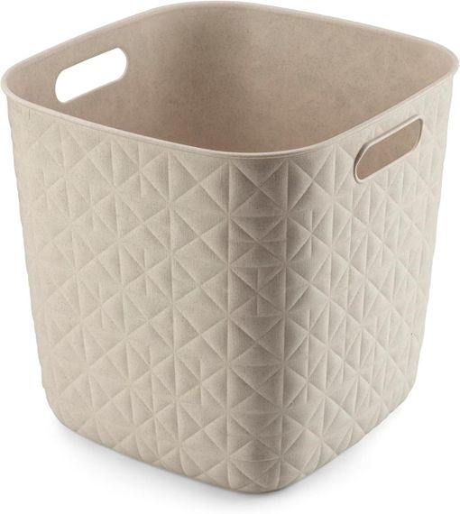 Корзина для хранения пластиковая Curver (Курвер) Softex Cube 15 л (00573) Кремовый