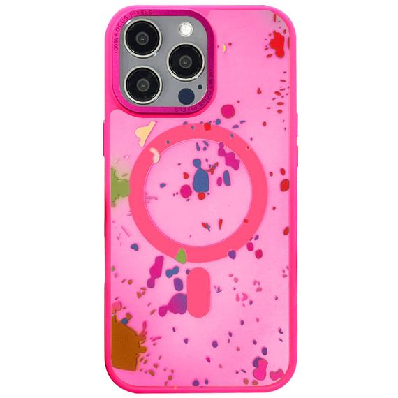 Чохол TPU+PC Flush with MagSafe для Apple iPhone 14 Pro Max (6.7") Barbie Pink
