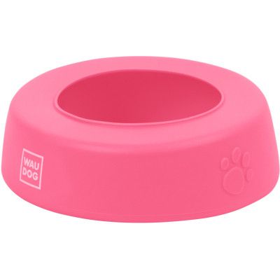 Посуда для собак WAUDOG Silicone Миска-непроливайка 1 л розовая (50797) | Зображення 2