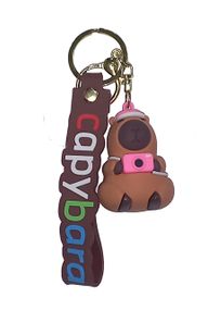 Брелок C 68188 CAPYBARA, Цена за 1шт (6900067681881) Розовый