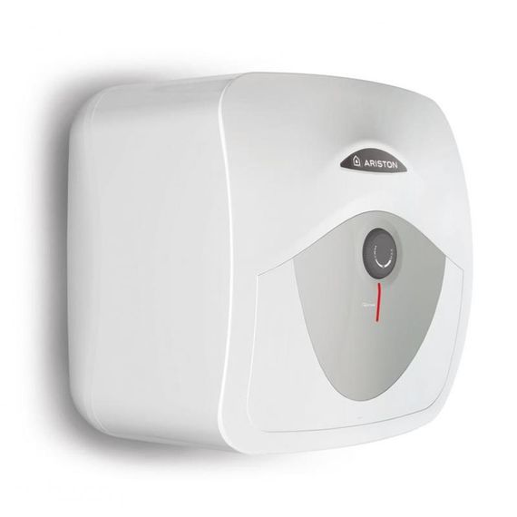 Водонагрівач Ariston ANDRIS RS 10 U/3 під мийкою, 10 л, 1200 Вт, "мокрий" ТЕН, вертикальний, квадратний, білий (3100632)