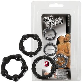 Набір ерекційних кілець - Get Hard Black Sex Aura