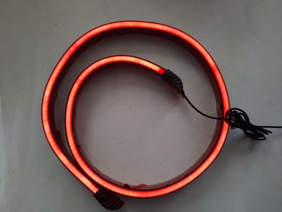 Спойлер CARBON 3.5см х120см для багажника з LED підсвічуванням (4 режима) | Зображення 1