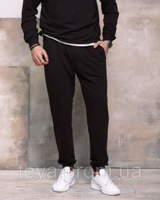 Спортивные штаны цвет черный размеры L, XL, S, M, 3XL, XXL FI_004414