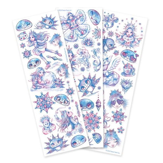 Набор временных татуировок Звездные рисунки "Айсеана" Nebulous Stars 11458-2 боди-арт | Зображення 1