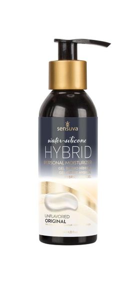 Змазка водно-силіконова Sensuva Hybrid (125мл) без цукру, можна для оральних пестощів, Без запаха