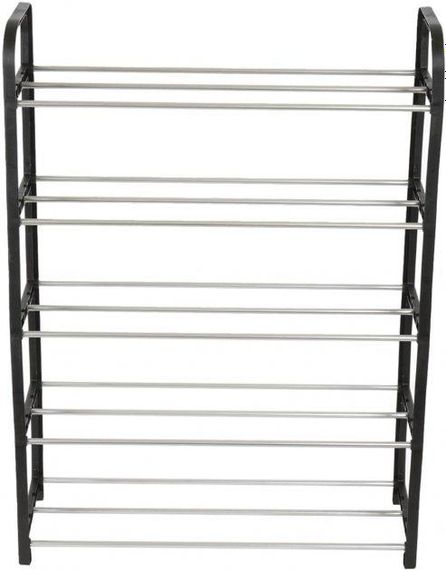 Полка для обуви 5-ярусная Eco Fabric EF-4852-5 металлические полки 50×18.5×68 см | Зображення 3