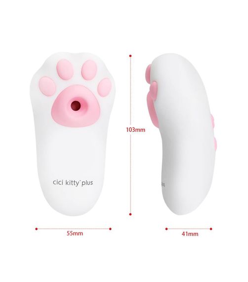 Вакуумний кліторальний стимулятор з вібрацією Otouch Cici Kitty Plus Sex Aura | Зображення 8