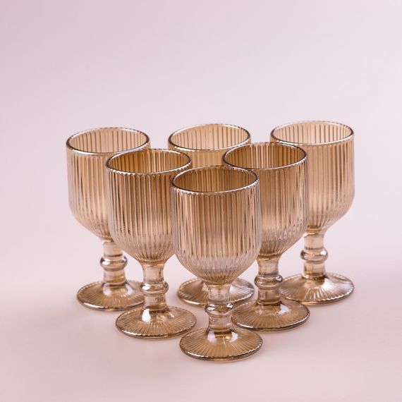 Набір чарок на ніжці 6 штук по 50 мл Tea Color | Зображення 2