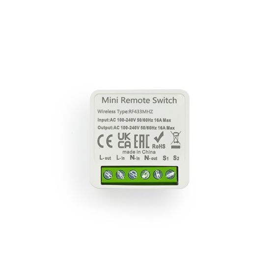 Розумний бездротовий перемикач реле RF 433 МГц Smart Switch | Зображення 2