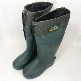 Чоботи якісні утеплені гумові високі. Розмір 42, Гумова рибальське взуття, Чоловічі чоботи