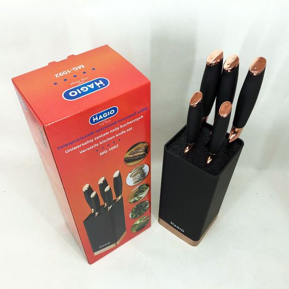 Універсальний кухонний ножовий набір Magio MG-1092 TZ-612 5 шт | Зображення 3