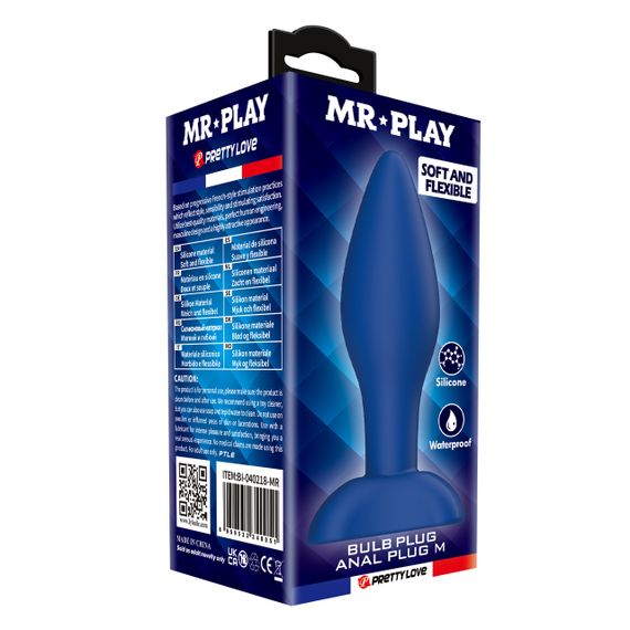 Анальна пробка MR.PLAY - Bulb Anal Plug M, BI-040218-MR Sex Aura | Зображення 7