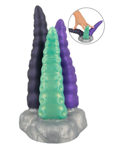 Фаллоимитатор из 3 частей в  образе щупальца Triple Tentacle sexstyle | Зображення 1