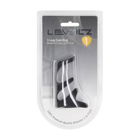 Потрійне ерекційне кільце LEVELZ Triple Ring, силіконове Sex Aura