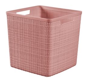 Корзина для хранения Curver (Курвер) Jute 17 л (01906) Розовый