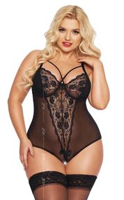 Боді - Amanda, black 2XL
