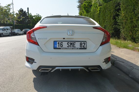 Спойлер Анатомик (под покраску) для Honda Civic Sedan X 2016-2021 гг | Зображення 4