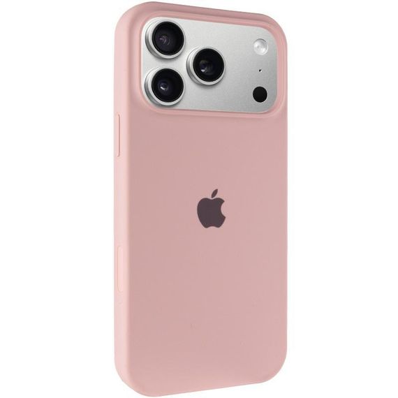Чохол Silicone Case Full Protective (AA) для Apple iPhone 17 Pro (6.3") Рожевий / Pink Sand