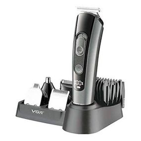 Машинка для стрижки акумуляторна VGR V-175 10 Вт 5 насадок