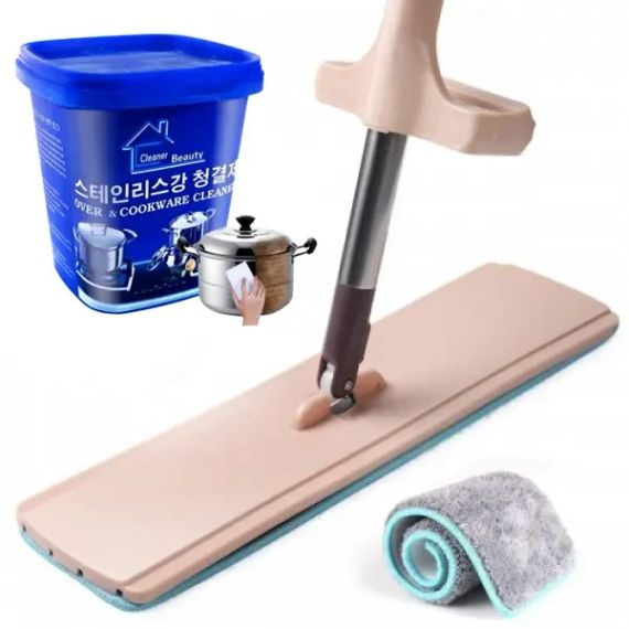 Швабра з віджимом "ледар" SPIN MOP 360, мікрофібра, телескопічна ручка | Зображення 3