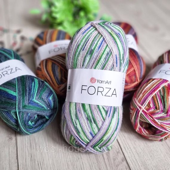Шкарпеткова пряжа YarnArt Forza, 2512 | Зображення 3