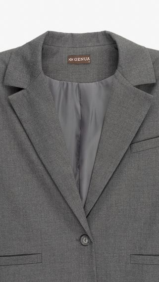 Піджак однотонний жіночий GENUA 2616 XL Сірий shop (2000999496004) | Зображення 1
