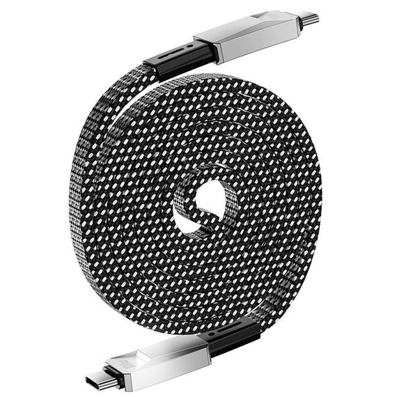 Дата кабель WIWU C078 Type-C to Type-C 100W (1m) Silver | Зображення 2
