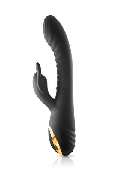 Силіконовий вібратор RABBIT MY MAHARANI BLACK EMPIRE VIBRATOR Sex Aura | Зображення 2