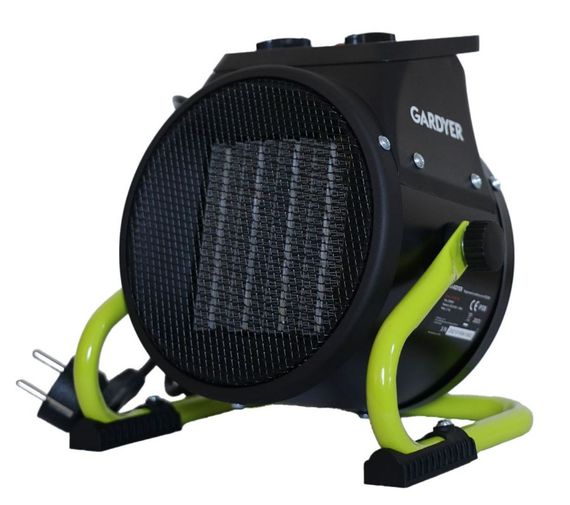Электрический обогреватель Gardyer 2,0 кВт, площадь обогрева 20 кв.м., напольный, черный (HE2000)