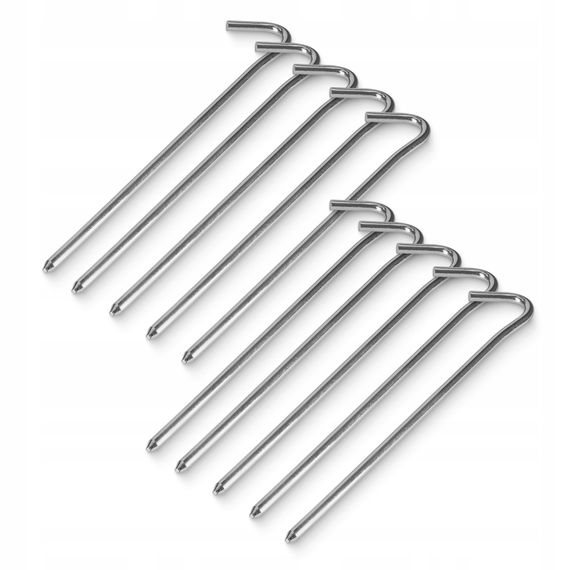 Набір кілочків для намету Mountain Goat сталеві 20 см 10 шт (P-5905973406857) | Зображення 1