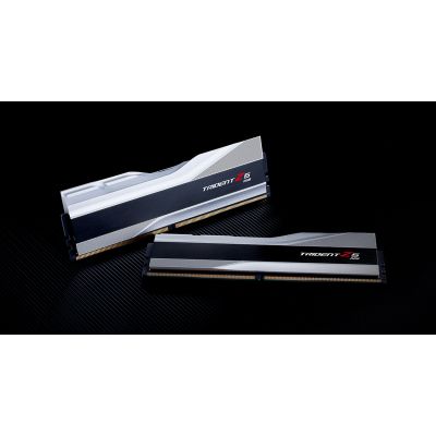 Модуль памяти для компьютера DDR5 32GB (2x16GB) 6000 MHz Trident Z5 RGB Silver G.Skill (F5-6000J3238F16GX2-TZ5RS) | Зображення 5