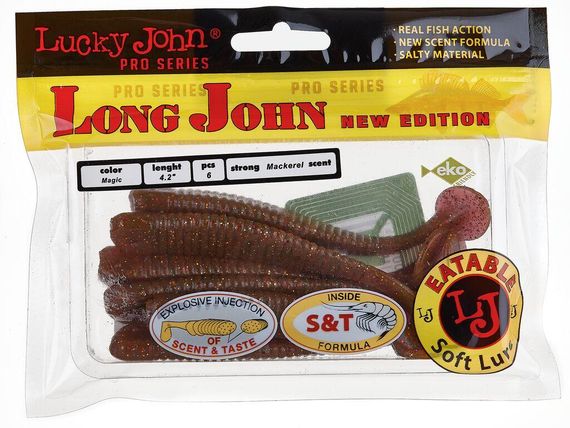 Виброхвост 4,2" LJ Лаки Джон Long John 140134-S14 | Зображення 1