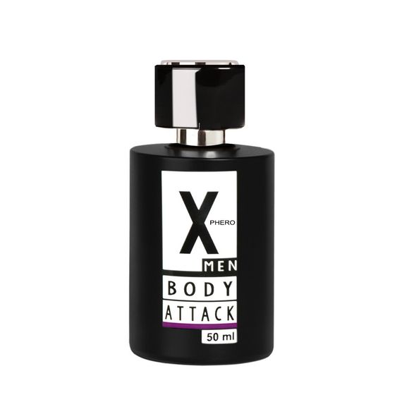 Чоловічі парфуми з феромонами - Aurora X Phero Men Body Attack Violet, 50 мл Sex Aura | Зображення 1